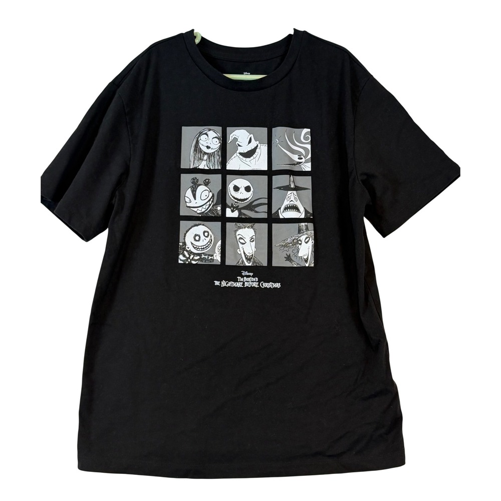 Disney Nightmare Before Christmas Kids L 10-12 Tee Jack Skellington Sally Funny